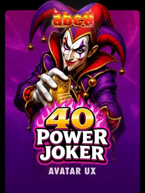 40 Power Joker স্লট মেশিনের নিয়ন ফ্রুট থিম এবং জ্যাকপট ডিসপ্লে